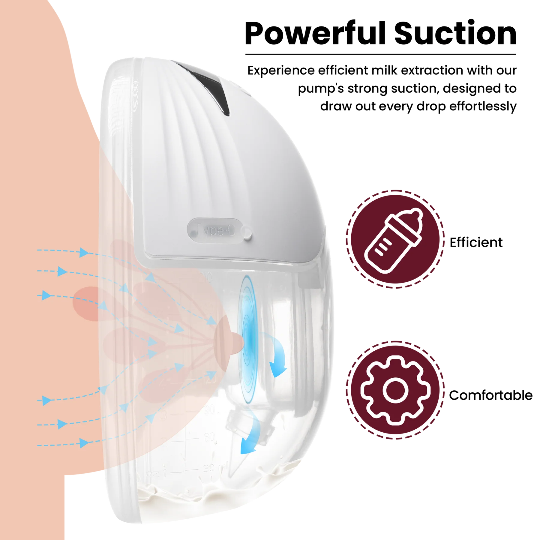 wearable breast pump